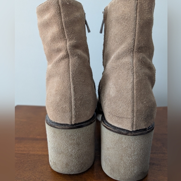 Cordani Fae Suede Tan Suede Ankle Boots Size 38.5 - Picture 6 of 13